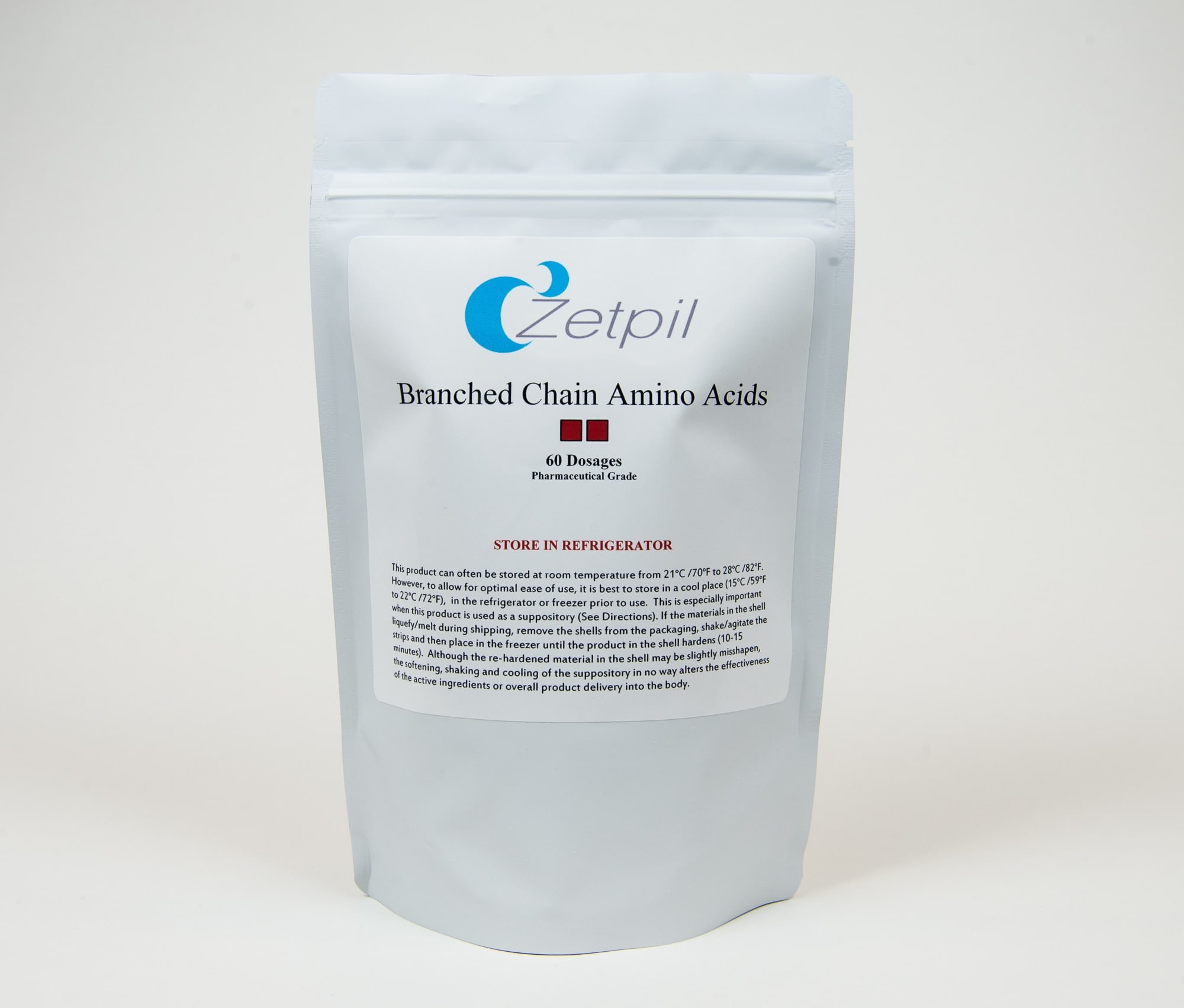 branched chain amino acid suppository